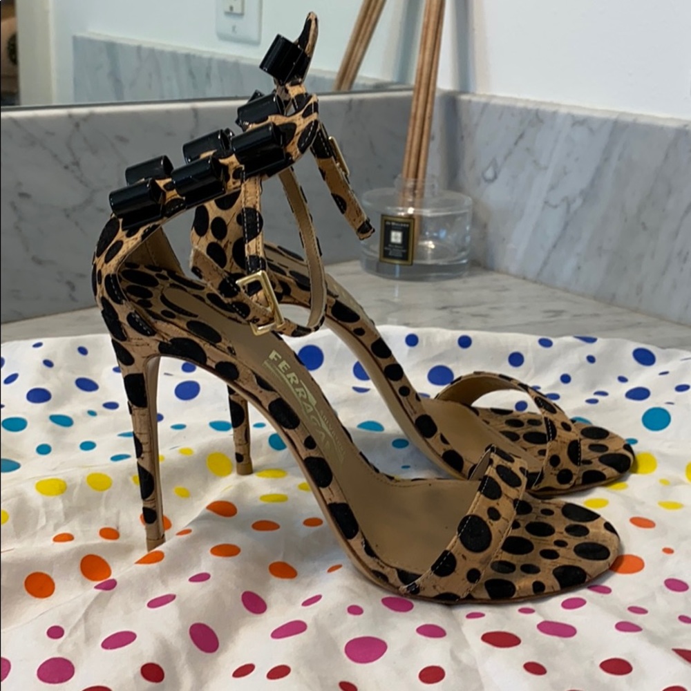 Ferragamo Polka Dot Sandals